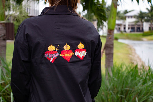 Chaqueta doble tono 3 Corazones